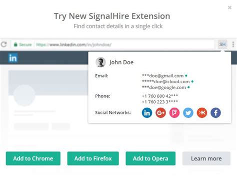 SignalHire Alternatives, Competitors & Similar Software.